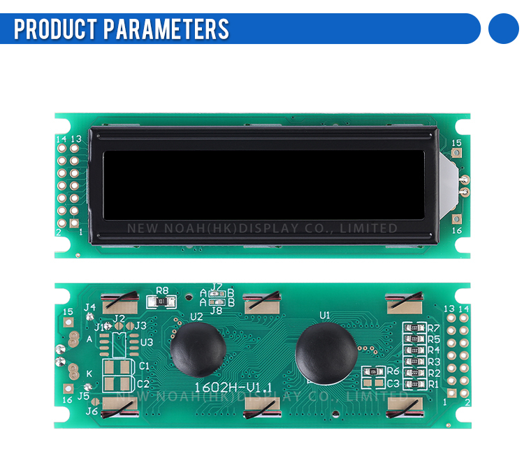 BTN Black Film 1602H LCD Screen GrouPINg 2*16 14PIN ST7066U LCD Screen Module Support Scheme Development