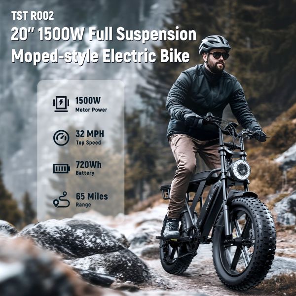 All Terrain Ebike Offroad Bike Electric Bike Beach Cruise E-bike 750w Fat Tire Mountain E-bike V8 Ebike