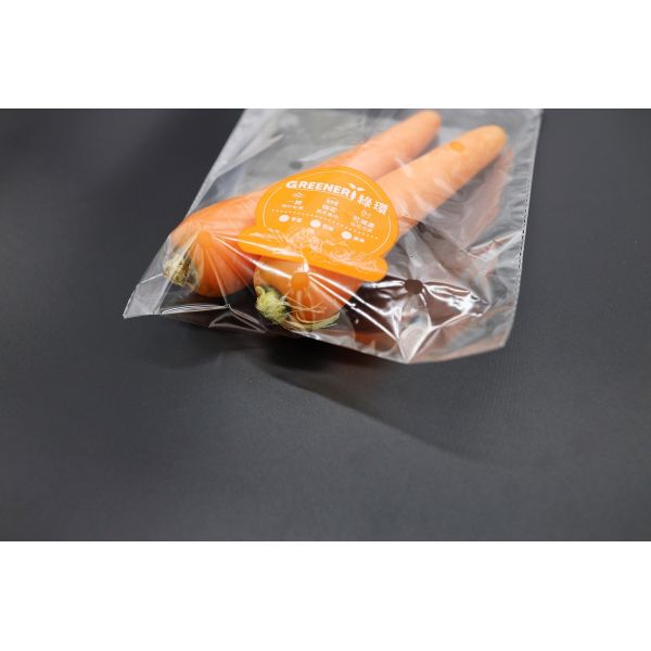 Прозрачный пакет OPP для упаковки свежих фруктов и овощей, упаковывающий дышащий полиэтиленовый пакет