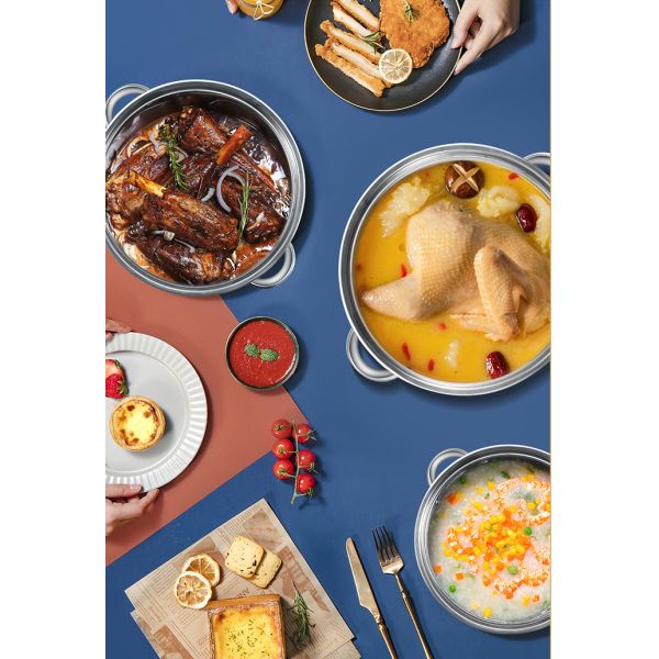 Cookware нержавеющей стали установил изделия кухни 10 частей варя набор бака