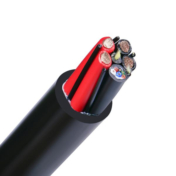Optical Power Composite Cable for Energy Vehicles Tinned Copper Conductor Insulation