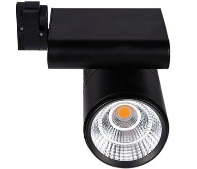 o ponto da espiga do diodo emissor de luz 40W ilumina para baixo dispositivos bondes de iluminação da trilha com ângulo de feixe 10º/23º/38º