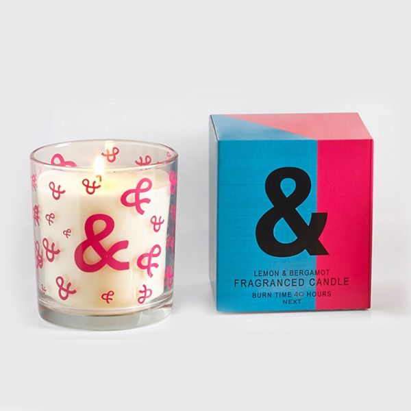 Elegant Packaging Scented Jar Candle Lovely Design Scented Soy Wax Glass Jar Candle