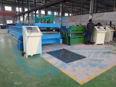 Hydraulic Steel Corrugated Roofing Sheet Crimping Machine Metal Roofing Roll Forming Machine