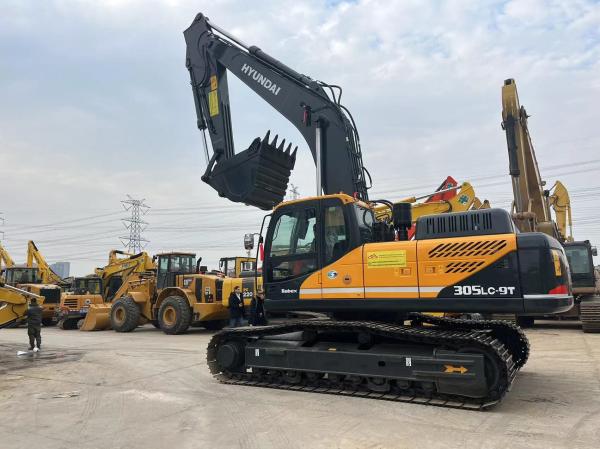 Doosan Hyundai 305lc-9t Excavadoras grandes usadas 30 toneladas Excavadoras grandes usadas Hyundai