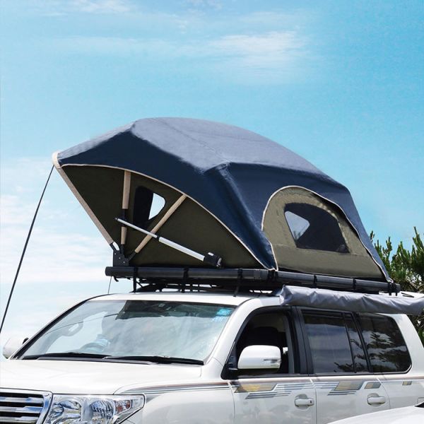 PU Coating 3000mm Camping Tent On Top Of Car Automatic Opening Easy Use