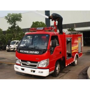 2m 2tons Water Tank Emergency Fire Truck 4×2 Diesel Fuel