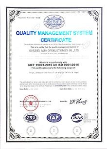 LED Vision Technology Limited Certifications