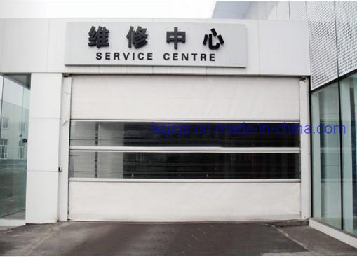 Linear Door Panel Aluminum Alloy Fast Rolling up and Shutting Security Warehouse Door