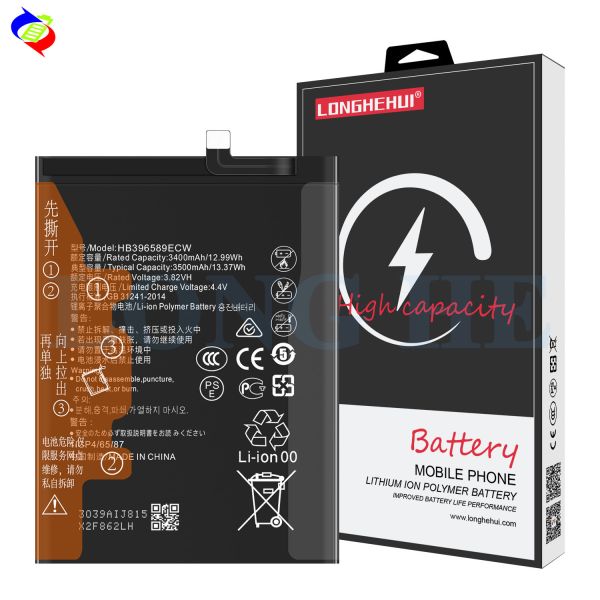 Rechargeable Li-ion Polymer Battery HB396589ECW for HUAWEI Nova5 Nova5 Pro 3500mAh WIFI