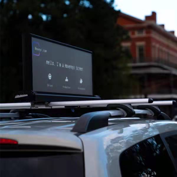 Double Sided Advertising Taxi Top Led Display Roof For Car 4g Wifi 5mm P5