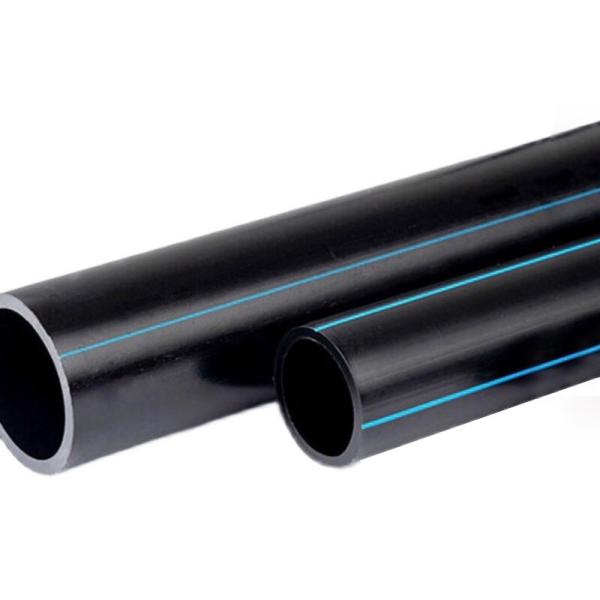 PE100 Black/Blue HDPE Water Supply Pipes with Samples Available