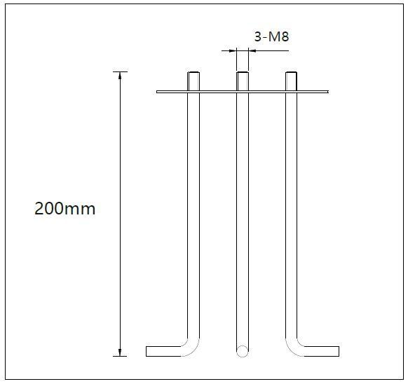 24W Power LED Bollard Lights with AC220-240V/DC12-24V/AC120-277V Input Voltage Options