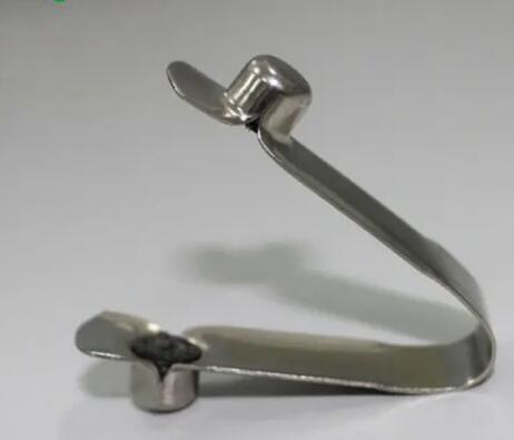 Nickel Plating Stainless Steel Belt Clip , ISO9001 3Grams Spring Steel Clip