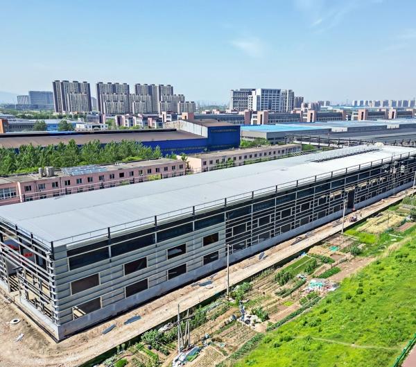 Edificio de estructura de acero prefabricado reciclable para almacenes industriales