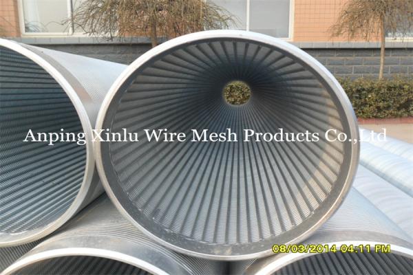 Filtro do poço de Johnson Vee Wire Welding Galvanized Pipe/tubo entalhe de 0,05 - de 50mm