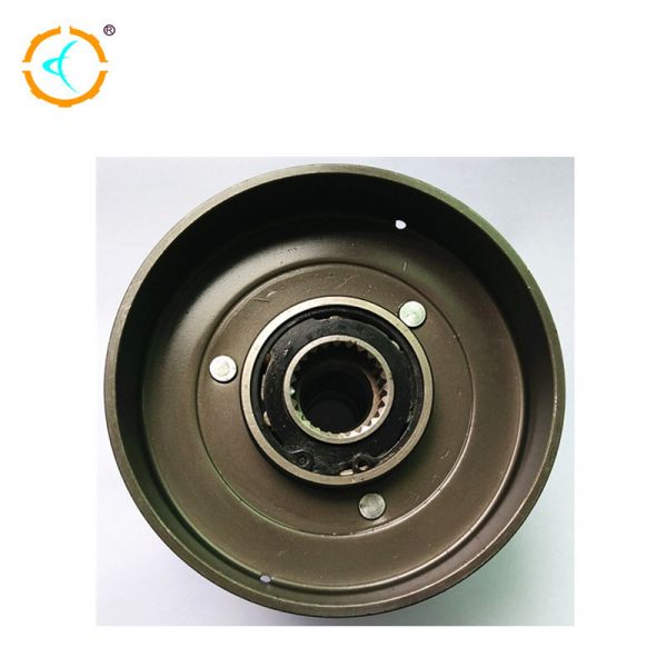 Black Motorcycle Clutch Housing Parts For 100cc Motorcycles / Scooters