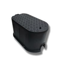 Durable Plastic Water Meter Box With Locking Cover Anti Corrosion And UV Stable For Municipal Use