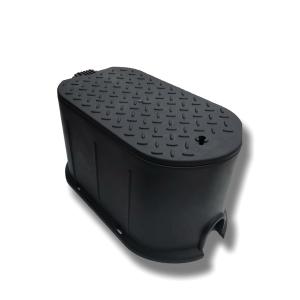 Durable Plastic Water Meter Box With Locking Cover Anti Corrosion And UV Stable