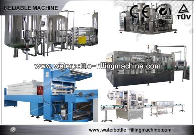 Industrial 3 in 1 Monoblock Vertical Filling Machine Soft Drink Bottling Equipment