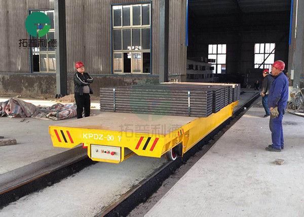 Workshop Bay To Bay Material Transfer Automatic Self Propelled Cart On Rail