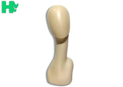 PE Wig Head Stand For Hair Wigs , Tall Wig Stands For Long Hair