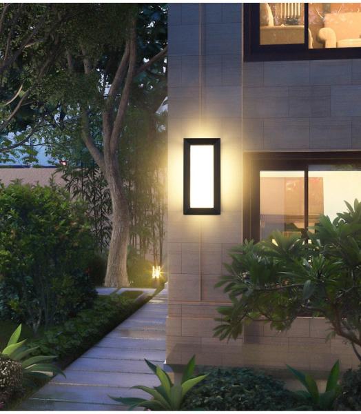 Super bright outside wall light waterproof garden light modern minimalist exterior wall light staircase balcony light
