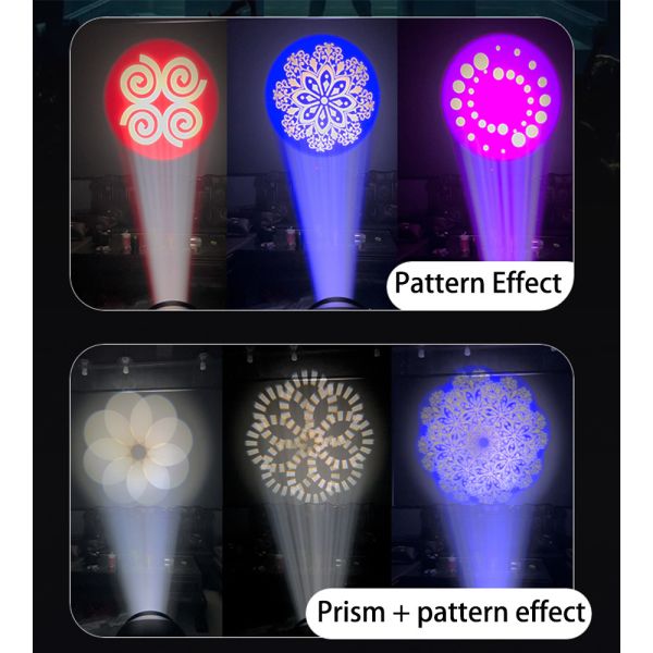 200W 3in1 LED Moving Head Beam Light RGBW For Event Show Bar Club Wedding Hall 540/270 Degree IP22