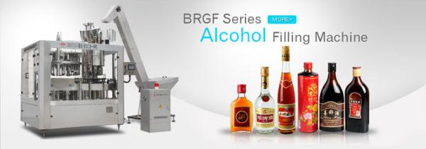 automatic cider Filling Machine glass bottle alcohol filling stainless steel food class 220V 9000 bph