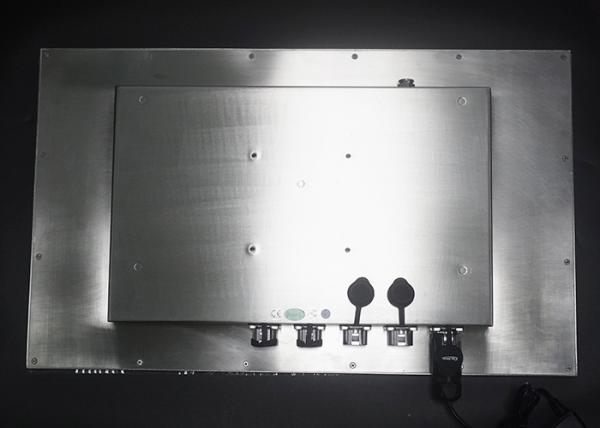 24 da luz solar completa de aço inoxidável das lêndeas IP65 1000 do PC do painel da polegada interruptores de membrana legíveis