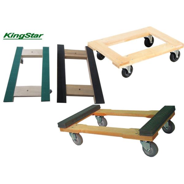 Hardwood 1000 Lb Heavy Duty Furniture Moving Dolly With Rubber Cap Ends