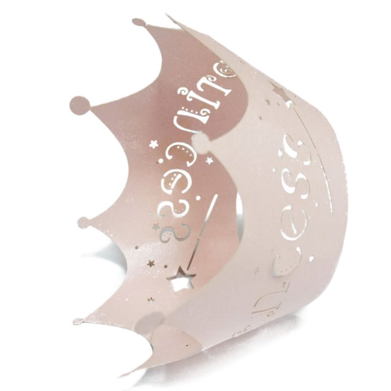Pink 2012 Princess Laser Cut Decorative Cupcake Wrappers ideas for wedding favors