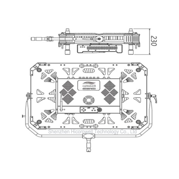 2520 6 фотография фар 900W привела дистанционное управление света заполнения