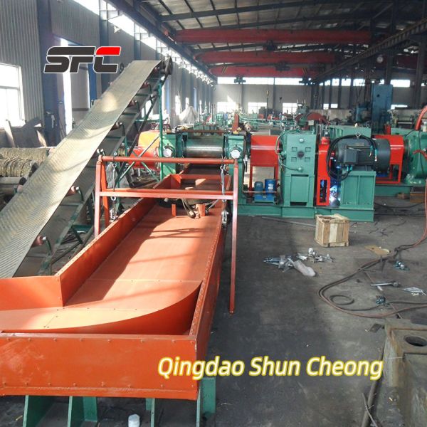 PLC Controlled Reclaimed Rubber Machine with Customizable Output and Integrated Drying System