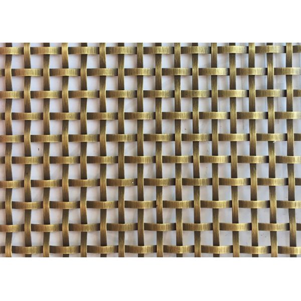 нержавеющей стали ячеистой сети антиквариата 1.8mm сетка металла латунной бронзовая для прокатанного стекла