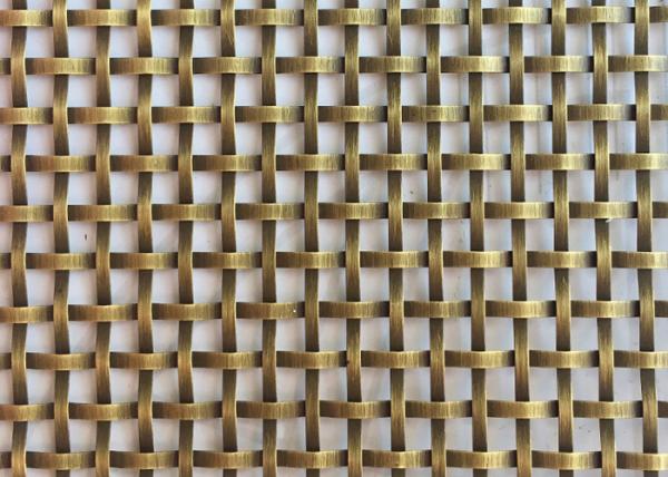 Square Hole Protective 30mx1m Wire Mesh Grilles For Decoration