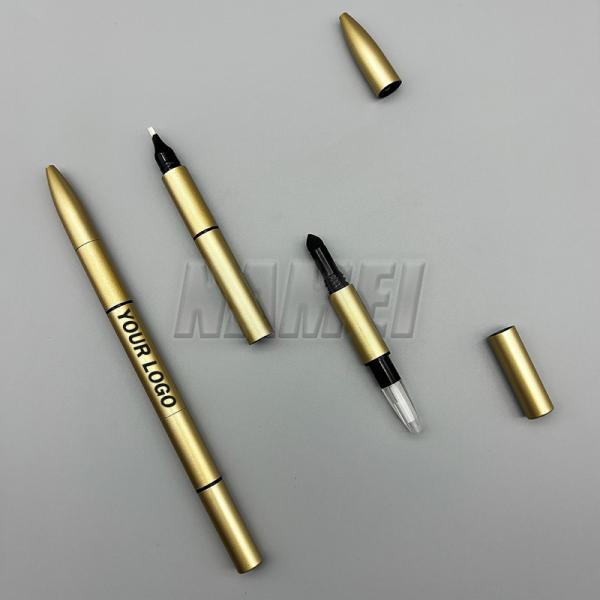 3 in 1 OEM ODM custom eyebrow pencil mold makeup eyeliner pen cosmetic packaging tube cosmetic packaging