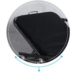 5  Diameter Wheels Hospital Bed Stretcher , Stable Patient Transfer Stretcher
