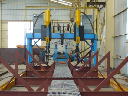 MH-5000 Gantry Submerged Arc Welding Machine with Dual-Drive VFD System, Intelligent Arc Tracking, and Automatic Flux Recovery for H-Beam Production