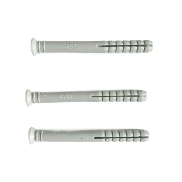 Winged Plastic Wall Screw Anchors , Plastic Masonry Wall Anchors For Concrete