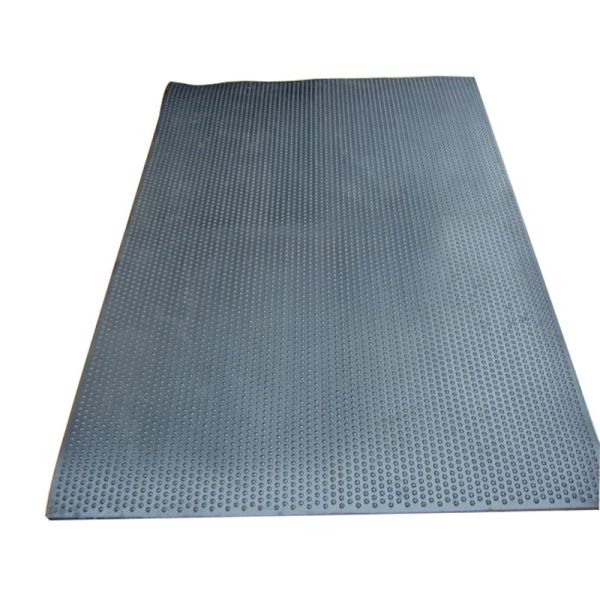 Commercial Soft Black Insulation Rubber Stall Mats , Dairy Cow Cubicle Mats