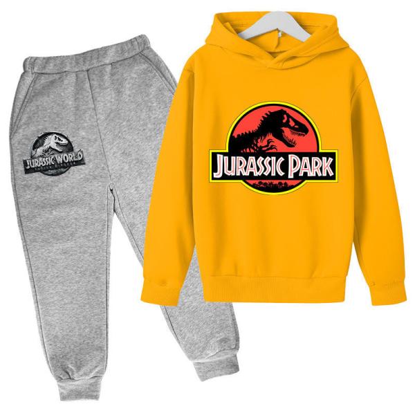 Children'S Outfit Sets Movie Anime Hoodie Boys And Girls Dinosaur Print Hoodie Set