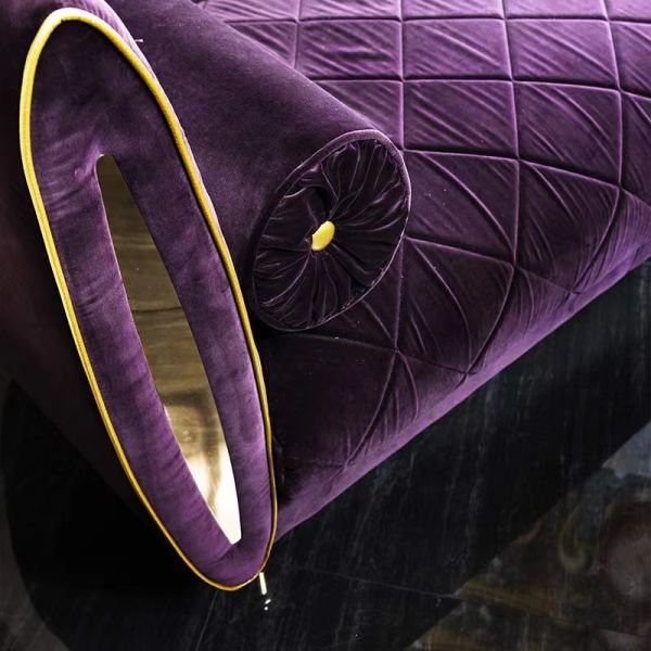 Sala preguiçosa luxuoso acolhedor de Sofa With Seating For Hotel do abrigo de veludo