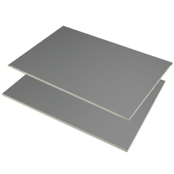 1000mm 1500mm Fire Rated Aluminium Composite Panel Grey Fire Retardant Acp