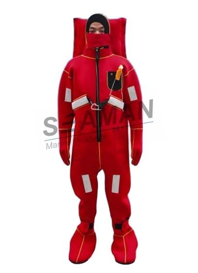 Marine Survial Suit Neoprene Insulated Immersion Suit Water - Proof Dry Suit