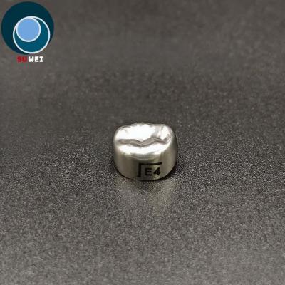 Corona dental para adultos y niños de acero inoxidable