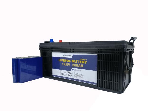 Bateria profunda recarregável do ciclo do ferro Lifepo4 do lítio de 2560Wh 12v 200ah