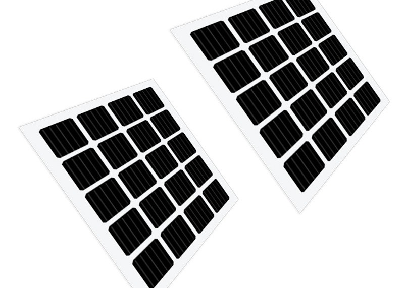 Панель солнечных батарей прозрачного Monocrystalline PV модуля Rixin Bifacial для крыши