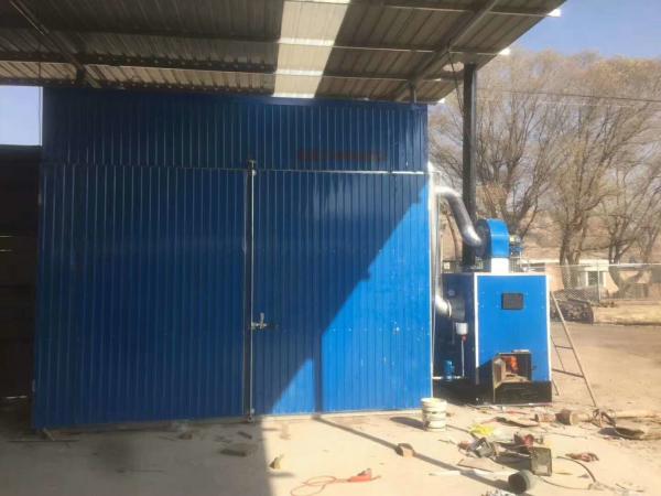 Máquina do tratamento térmico de Woodpallet para ISPM 15, máquina de secagem de madeira do secador da prancha da madeira da madeira