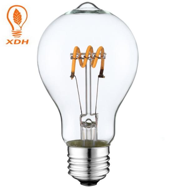60*105mm E27 4w LED Vintage Light Bulbs Amber A60 LED Filament Bulb